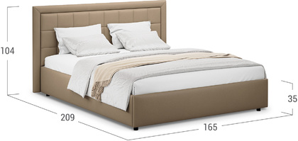Кровать двуспальная Ноэми 140х200 Модель 1202
