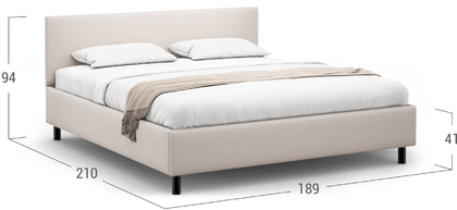 Кровать двуспальная Nova New 180х200 Модель 1230