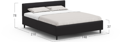 Кровать двуспальная MOON FAMILY 1250 140х200